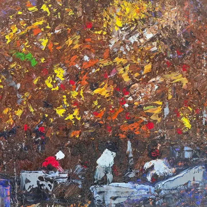 [BUNJANG] Kang Inju Painting / 강인주.  홍대미대. 빨래터.  97년.
