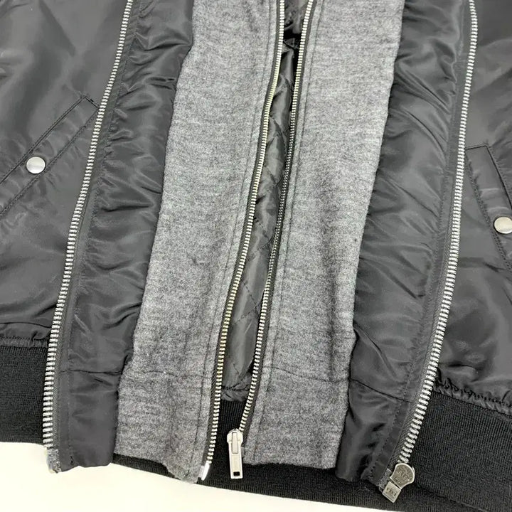 [BUNJANG] R13 Ma-1 Layered Hooded Jacket / R13 알써틴 후드 레이어드 ma-1 자켓