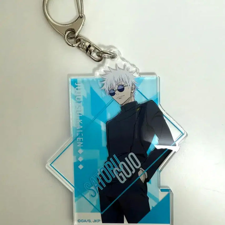 [BUNJANG] Jujutsu Kaisen Gojo Satoru Acrylic Key Holder / 주술회전 고죠 사토루 고전 아크릴 키홀더 키링