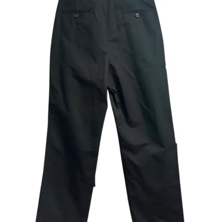 [BUNJANG] In Silence Belted Semi-Wide Chino Pants Black M / 인사일런스 벨티드 원턱 세미와이드 치노 팬츠 블랙 M