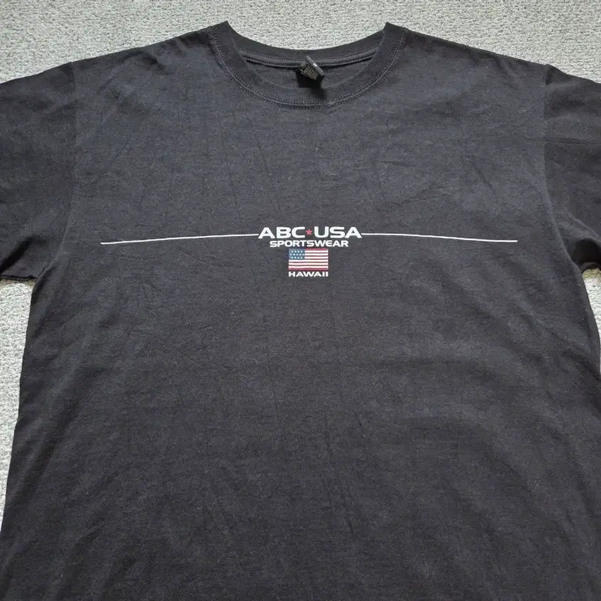 [BUNJANG] ABC 90s Vintage T-Shirt (M-L, 95-100) / 미국제 90s ABC 반팔 티셔츠 M-슬림L(95-100)
