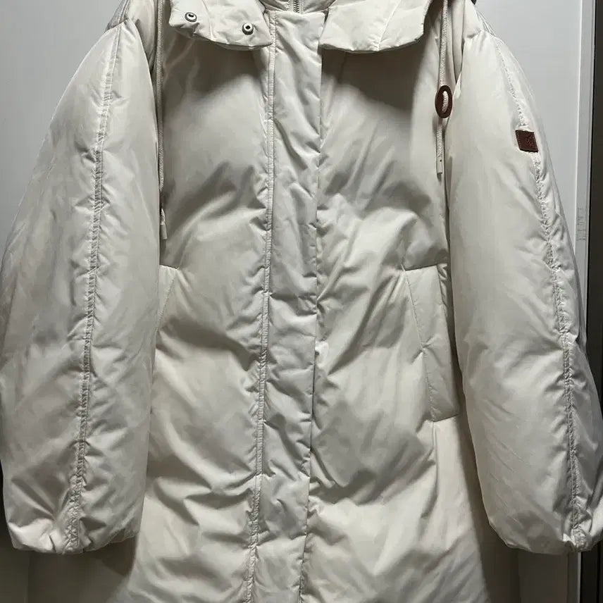 [BUNJANG] Depound Ivory Padded Jacket S / 드파운드 아이보리 패딩 S