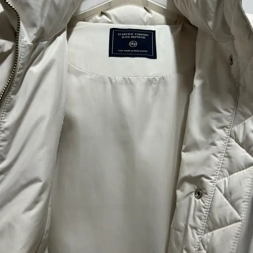 [BUNJANG] Depound Ivory Padded Jacket S / 드파운드 아이보리 패딩 S