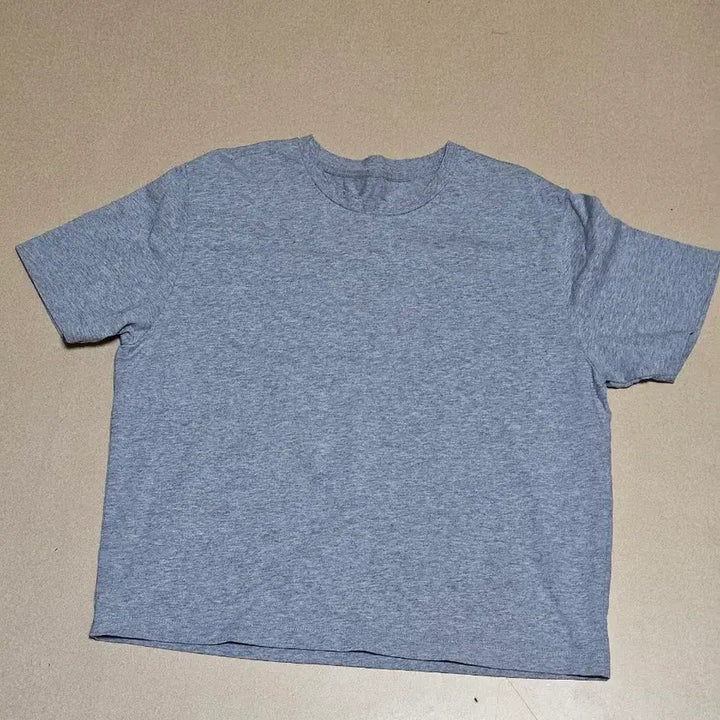 [BUNJANG] 8 Seconds Cropped Grey Short Sleeve T-Shirt L / 22일 수요일까지!!  [에잇세컨즈] 크롭 회색 반팔 L