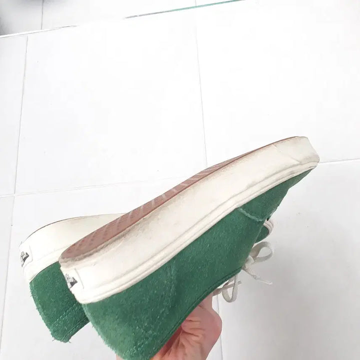 [BUNJANG] Vans Authentic Comfycush Suede Sneakers / 반스 어센틱 컴피쿠시 스웨이드 그린