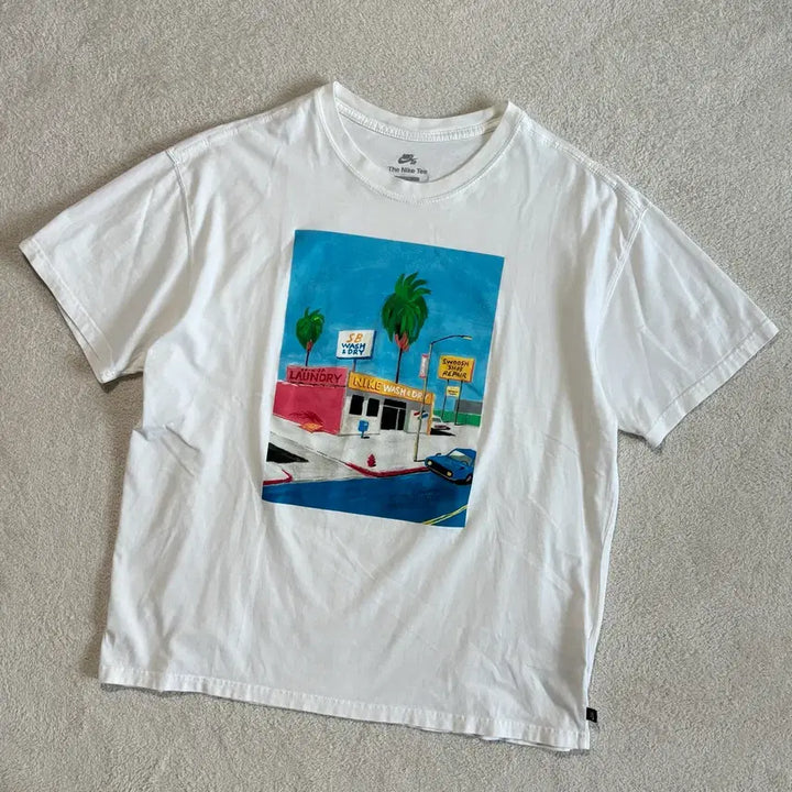 [BUNJANG] Nike SB Laundry T-Shirt White / 나이키 SB 런드리 티셔츠 화이트