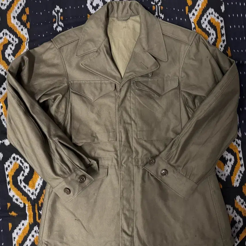 [BUNJANG] WW2 Original M43 Field Jacket (34R) Deadstock / WW2 45년 오리지날 m43 필드자켓 데드스탁(34R)