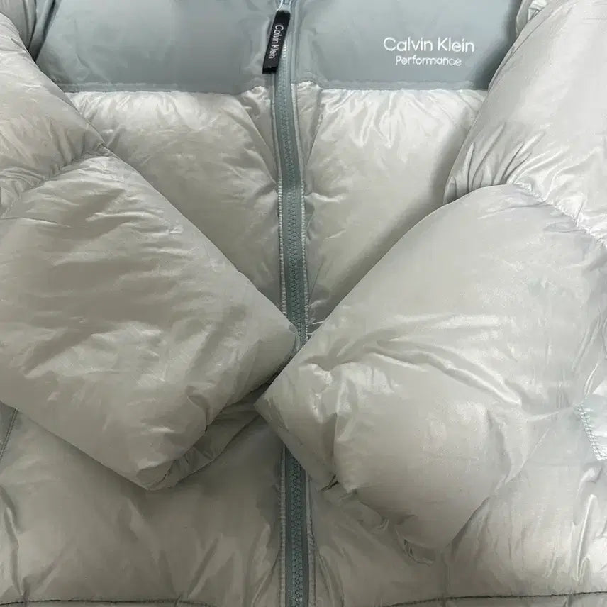 [BUNJANG] Calvin Klein Performance Padded Jacket XL Mint / 캘빈클라인 퍼포먼스 패딩 XL 민트