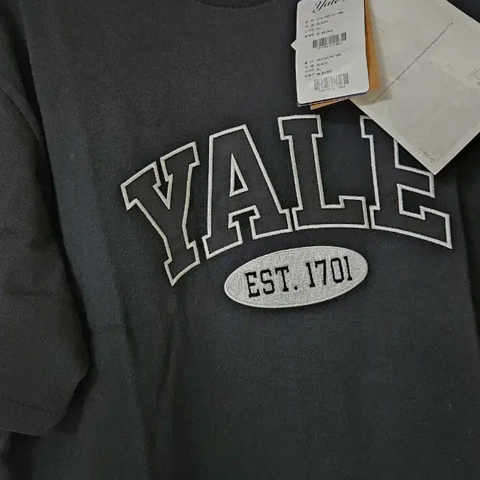 [SOLD OUT] YALE 블랙반팔티  새상품 남성XL