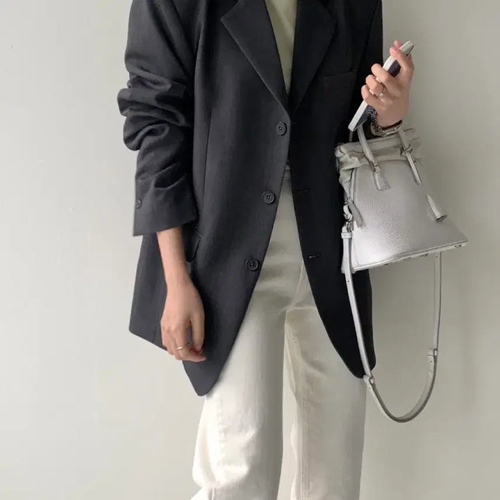 [BUNJANG] Oversized Blazer Jacket / [새상품] 오버핏 블레이저 자켓