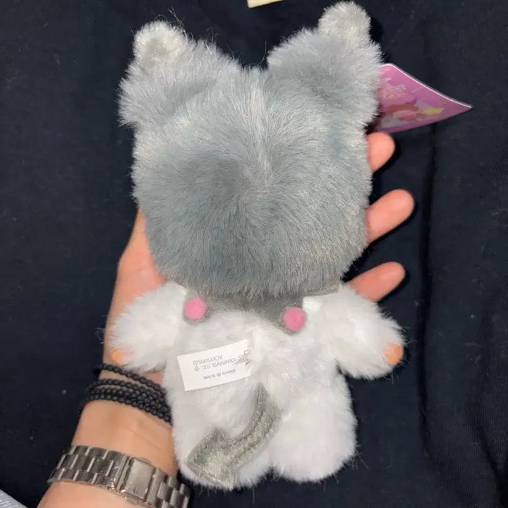 [BUNJANG] Sanrio Kuromi Monchhichi Keyring / 산리오 쿠로미 콜라보 몬치치 키링