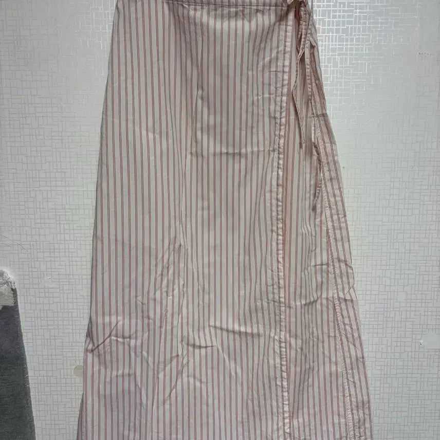 [BUNJANG] JAJU Striped Wrap Skirt - Medium / 자주 랩스커트 M