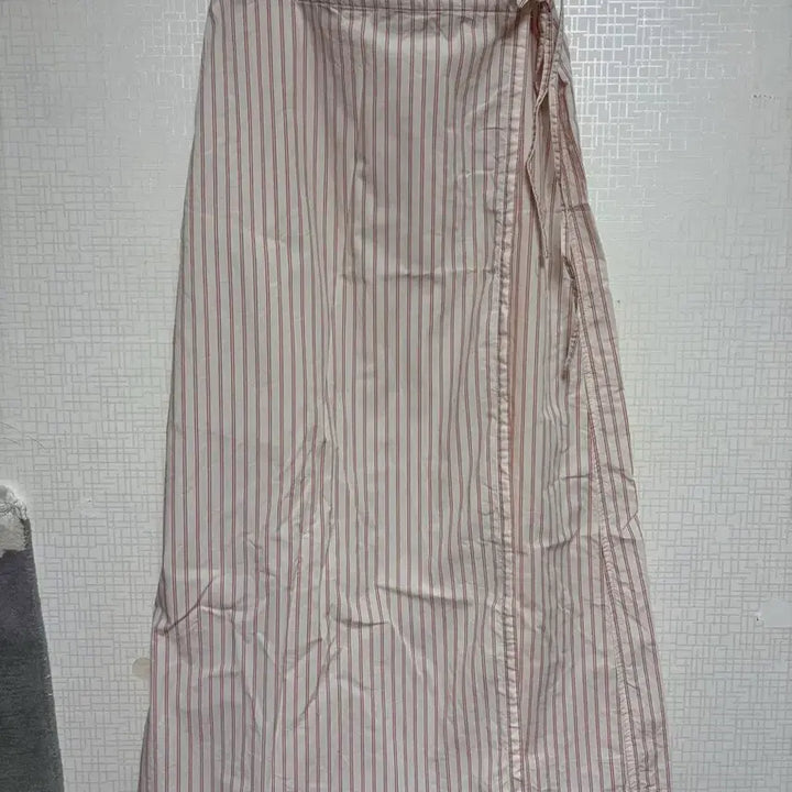 [BUNJANG] JAJU Striped Wrap Skirt - Medium / 자주 랩스커트 M