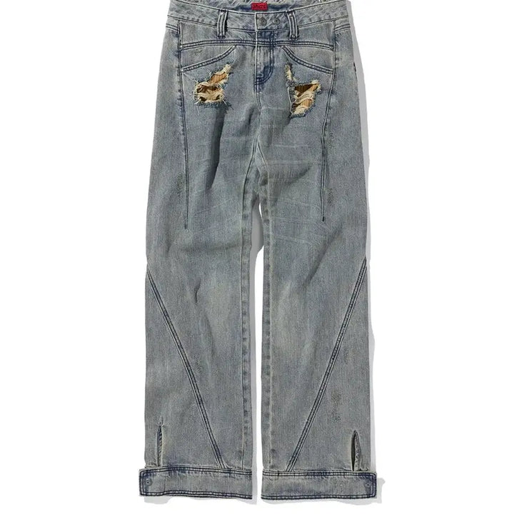 [SOLD OUT] 새상품) 미스치프 아나토미 진 블루 그레이 미스치프 바지