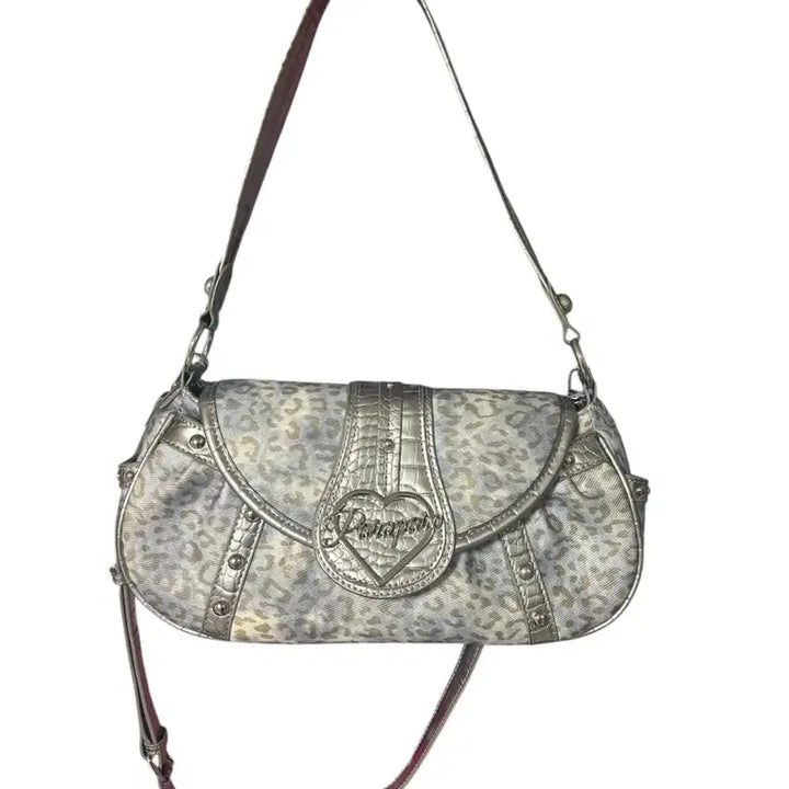 [BUNJANG] Parapere Leopard Print Shoulder Bag / 갸루 호피 숄더백