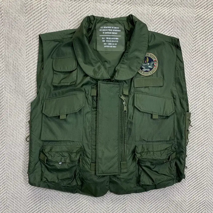 [BUNJANG] Military Multi-Pocket Vest Khaki L / 밀리터리 멀티포켓 베스트 카키 L