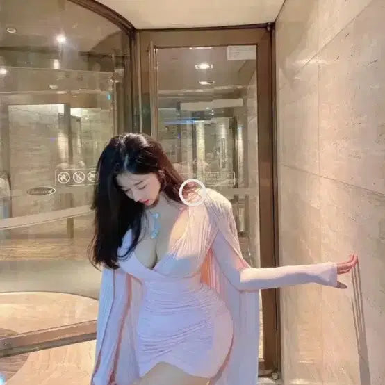[BUNJANG] Ravisu Love Shirring One-Piece Dress (S) / 라비수 러브셔링 원피스 s (네이비, 베이비핑크, 베이지, 레몬)