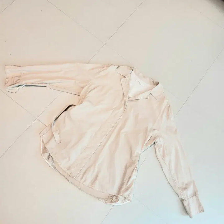 [BUNJANG] The Cashmere Belted Oversized Shirt / 더 캐시미어  벨티드 오버핏 셔츠