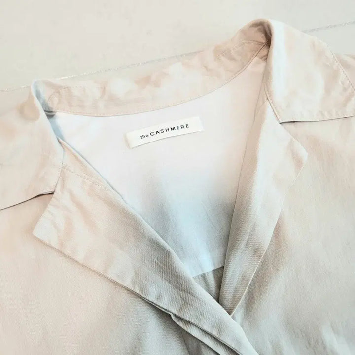 [BUNJANG] The Cashmere Belted Oversized Shirt / 더 캐시미어  벨티드 오버핏 셔츠