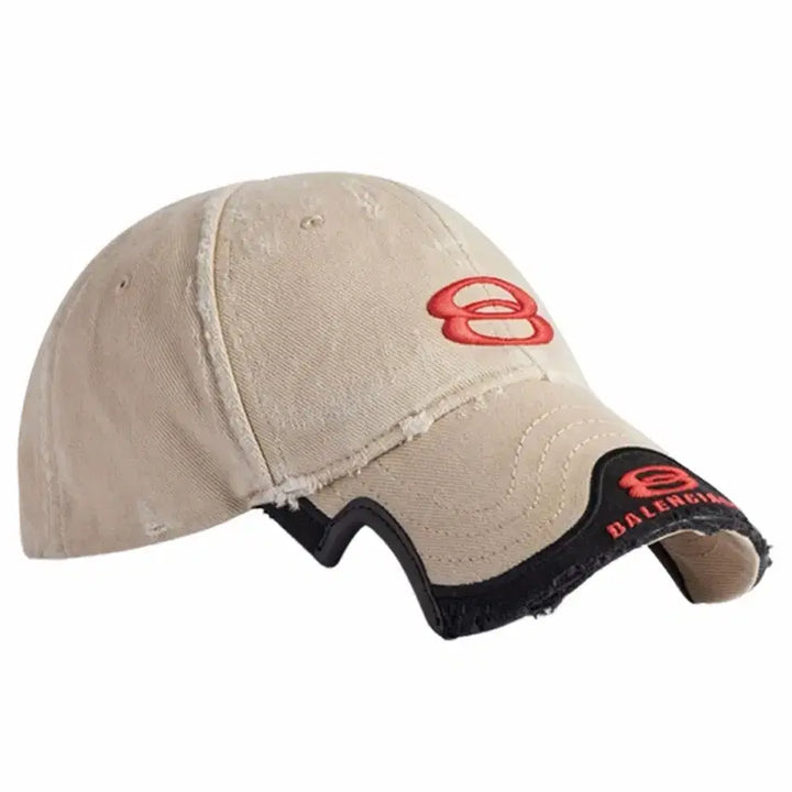 [BUNJANG] Balenciaga Unity Sports Icon Cap Beige/Red L-Size / 발렌시아가 유니티 스포츠 아이콘 캡 베이지/레드 L사이즈 볼캡