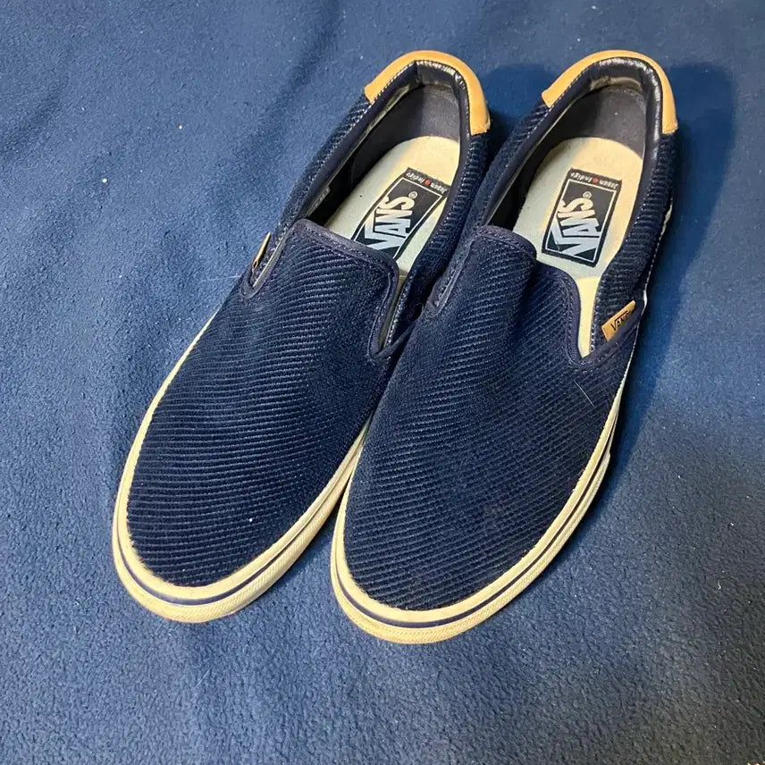 [BUNJANG] Vans Slip-On Corduroy Japan Indigo 280 / [280] 반스 슬립온 네이비 코듀로이 japan indigo