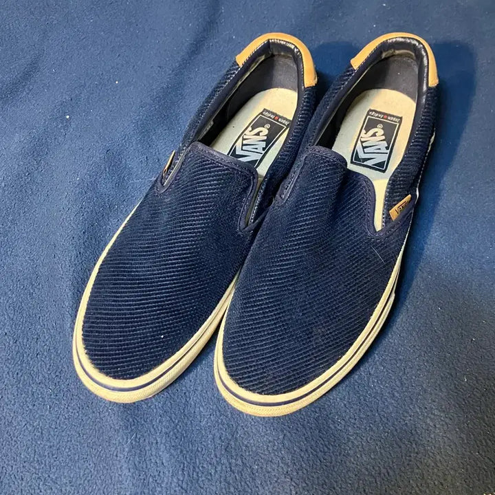 [BUNJANG] Vans Slip-On Corduroy Japan Indigo 280 / [280] 반스 슬립온 네이비 코듀로이 japan indigo