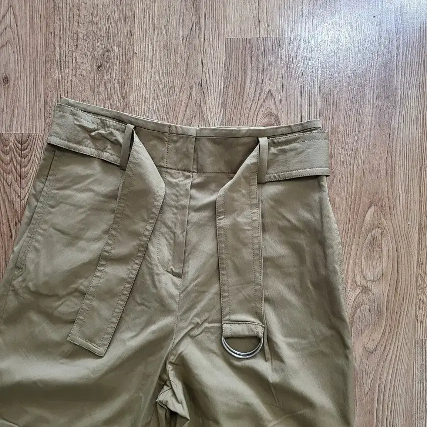 [BUNJANG] Deco Belt Wide Pants (Size 66) / 데코 벨트 와이드 팬츠 (66사이즈)정품 새거