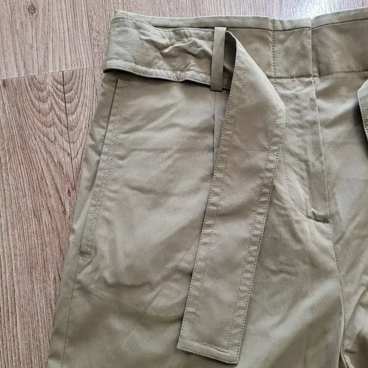 [BUNJANG] Deco Belt Wide Pants (Size 66) / 데코 벨트 와이드 팬츠 (66사이즈)정품 새거