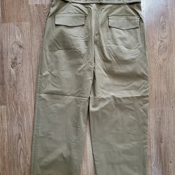 [BUNJANG] Deco Belt Wide Pants (Size 66) / 데코 벨트 와이드 팬츠 (66사이즈)정품 새거