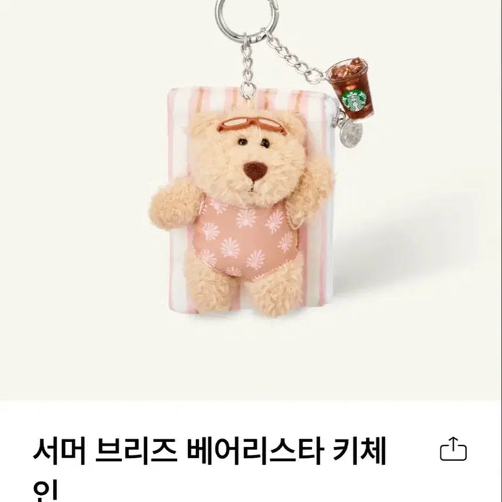 [BUNJANG] Starbucks Summer Bearista Keychain / [새상품] 스타벅스 서머 베어리스타 키체인