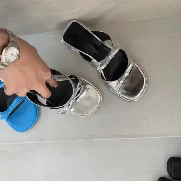 [BUNJANG] Lalarounge Ribbon Mules / 랄라라운지 리본뮬
