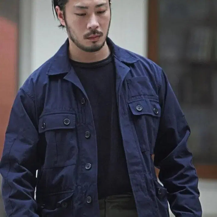 [BUNJANG] TheResQ BDU Fatigue Jacket XL Navy / 더레스큐 BDU 퍼티그 자켓 XL 판매 TheResQ