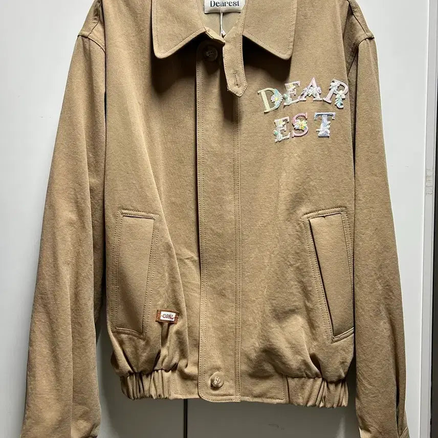[BUNJANG] Dearest Beige Bomber Jacket / Dearest 베이지 봄버