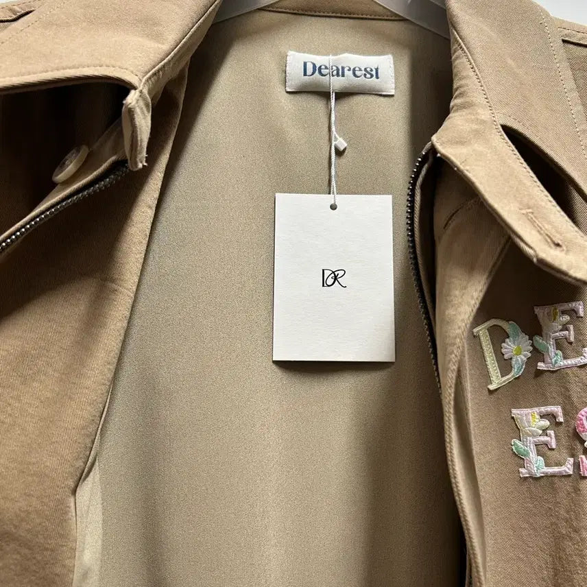 [BUNJANG] Dearest Beige Bomber Jacket / Dearest 베이지 봄버