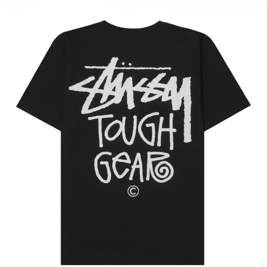 [BUNJANG] Stussy Tough Gear T-shirt Black / 스투시 터프 기어 티셔츠 블랙 [M,L]