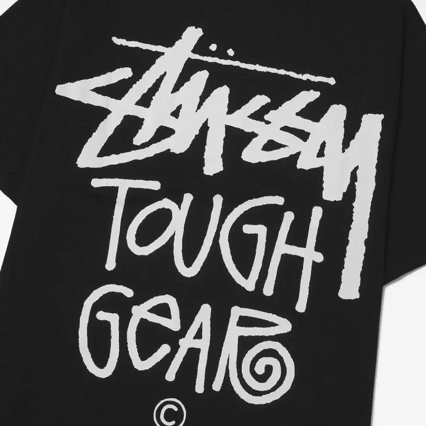 [BUNJANG] Stussy Tough Gear T-shirt Black / 스투시 터프 기어 티셔츠 블랙 [M,L]