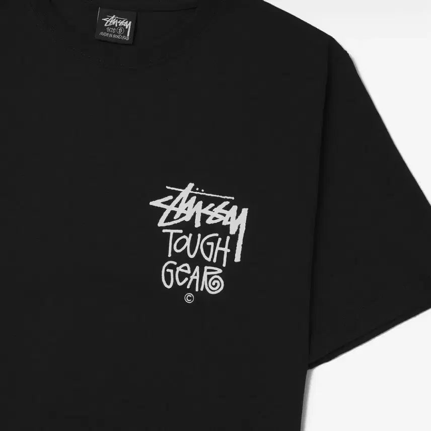 [BUNJANG] Stussy Tough Gear T-shirt Black / 스투시 터프 기어 티셔츠 블랙 [M,L]