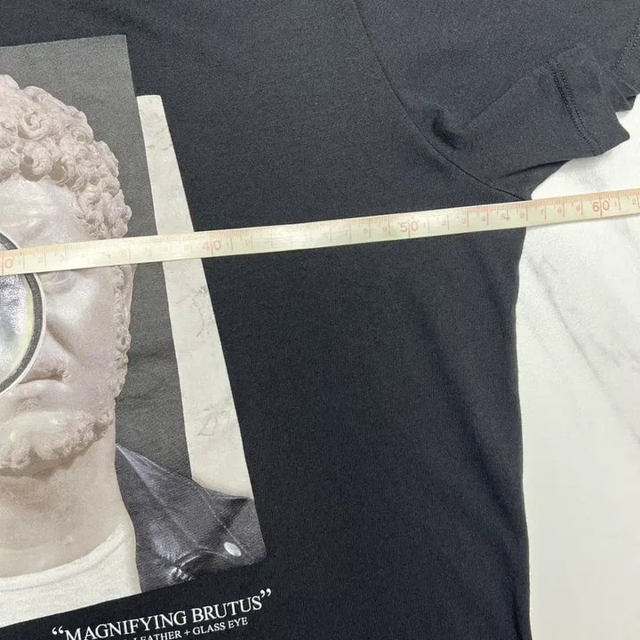 [BUNJANG] Neil Barrett Brutus Printing Black T-shirt / 닐바렛 브루투스 프린팅 블랙 반팔 L사이즈