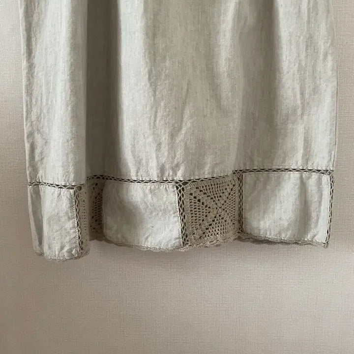 [BUNJANG] Suzuko Morino Gato Vintage Crochet Long Skirt / 빈티지 모리걸 크로셰 롱스커트 스즈코 모리노가토 카모메산장 지구네