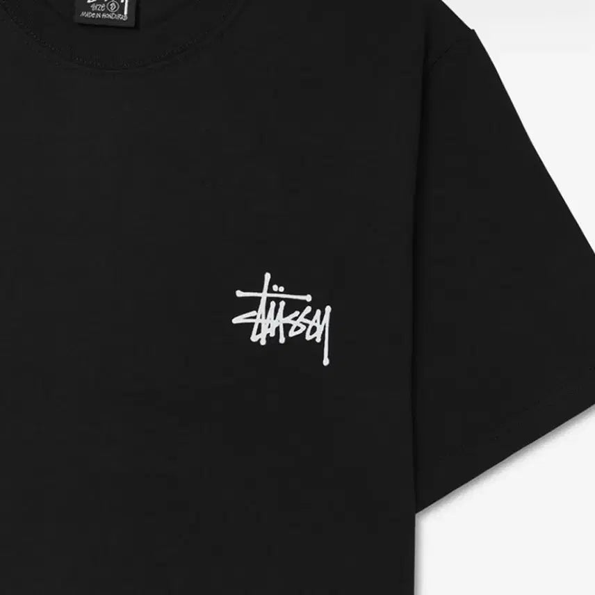 [BUNJANG] Stussy Melted Short Sleeve T-shirt Black [L] / 스투시 멜티드 반팔 티셔츠 블랙 [L]