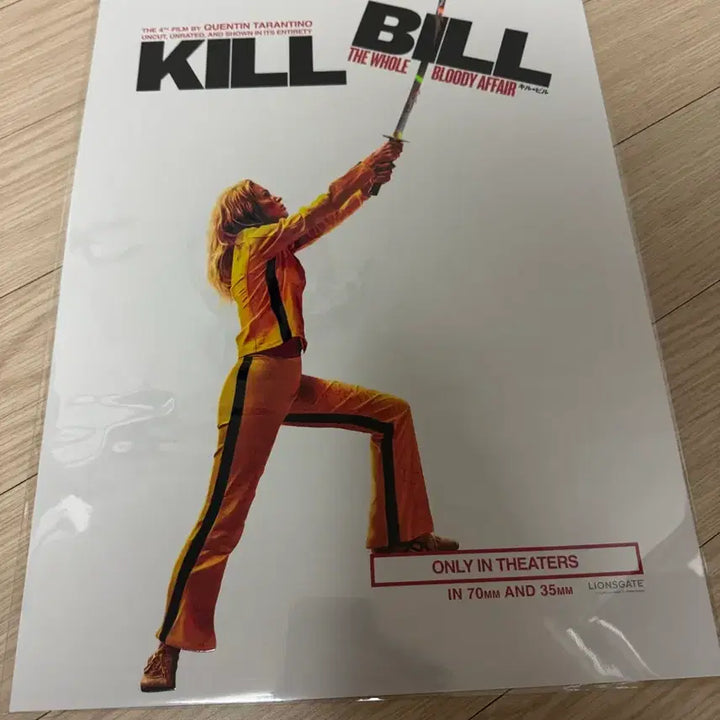[BUNJANG] Kill Bill Saturday Poster + Popcorn Refill Sticker / 킬빌 새터데이 포스터 + 팝콘 리필 스티커