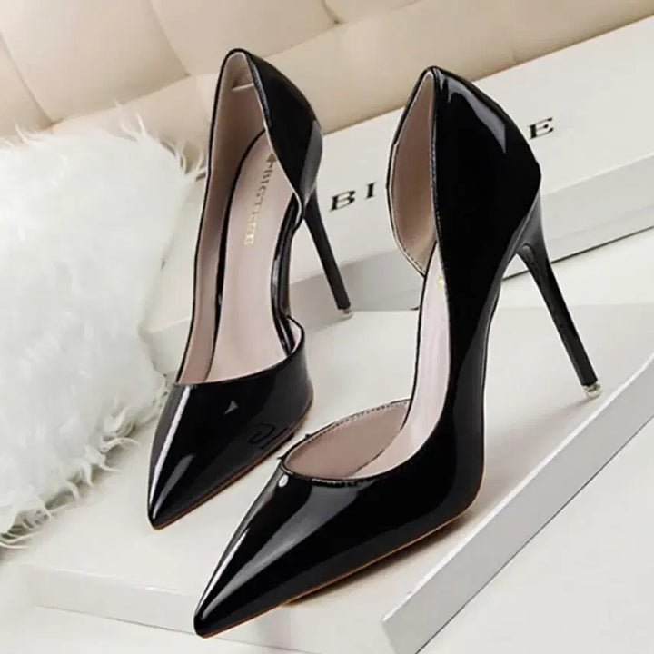 [BUNJANG] Black High Heel Women&