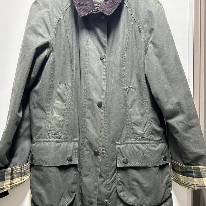 [BUNJANG] Barbour Wax Jacket Sage UK 8 / 바버 왁스자켓 UK8 세이지