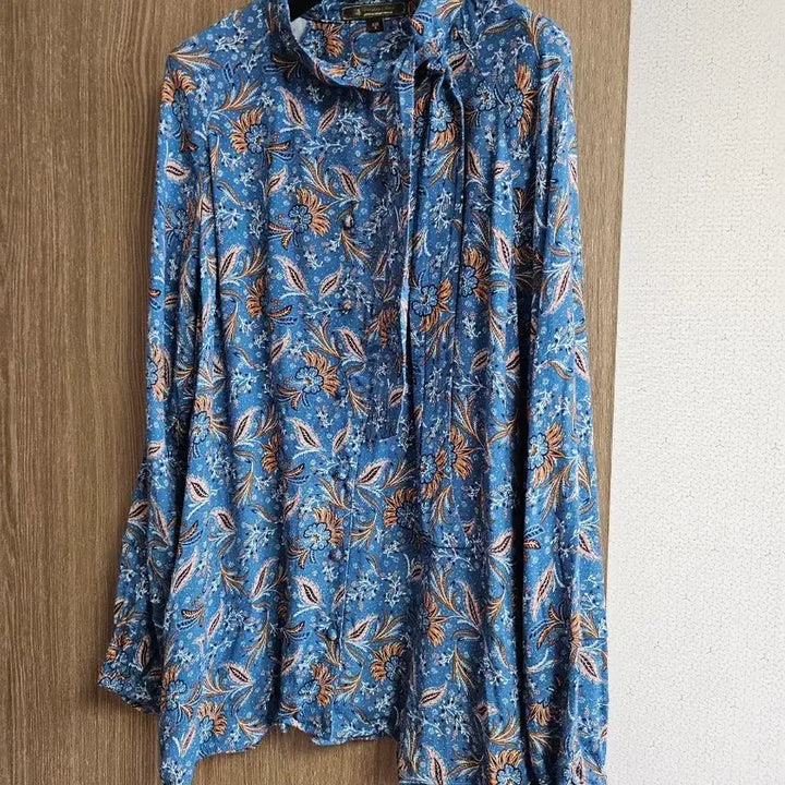 [BUNJANG] Thursday Island Paisley Pattern Ribbon Blouse / ㅣ써스데이아일랜드 리본 블라우스ㅣ