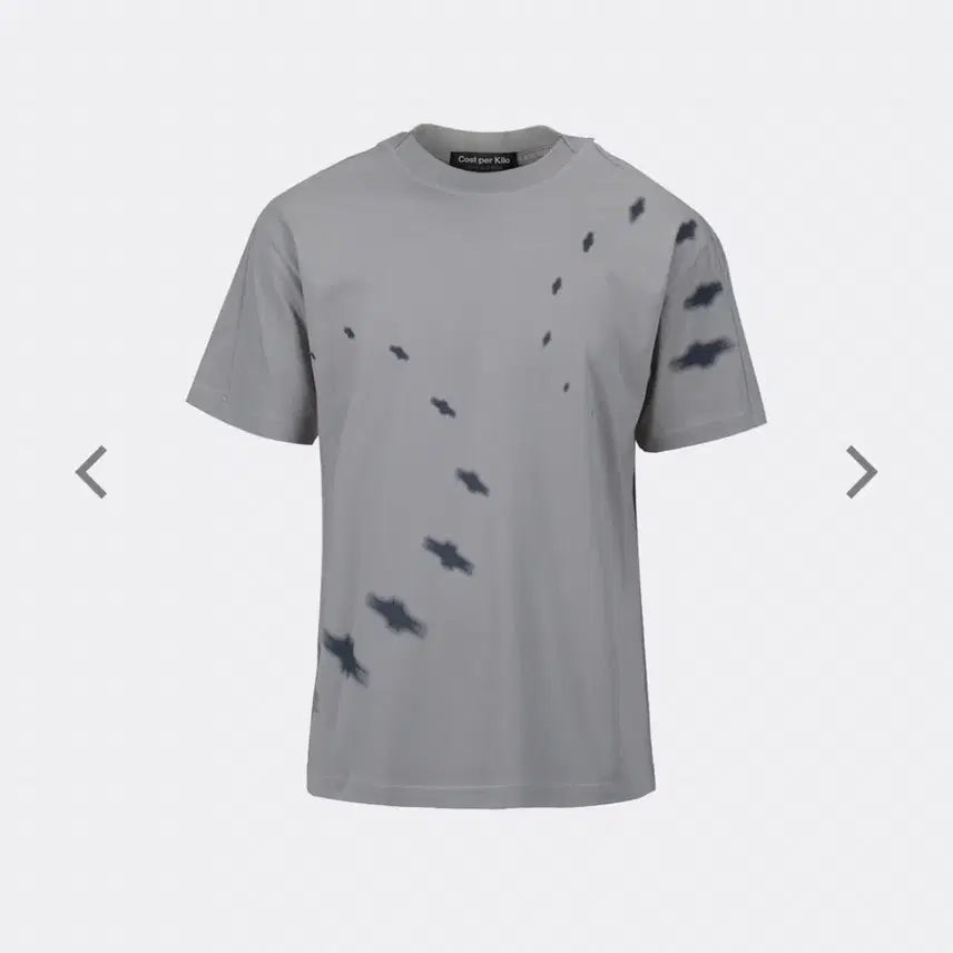 [BUNJANG] Cost Per Kilo DIRTY STAR T-Shirt - Grey / 코스트퍼킬로 DIRTY STAR T-SHIRT-GREY 더티스타