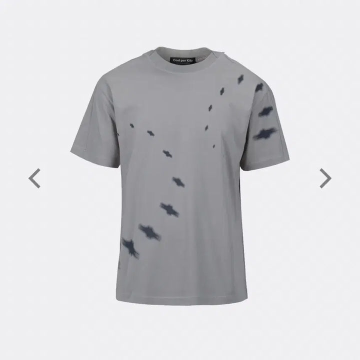 [BUNJANG] Cost Per Kilo DIRTY STAR T-Shirt - Grey / 코스트퍼킬로 DIRTY STAR T-SHIRT-GREY 더티스타
