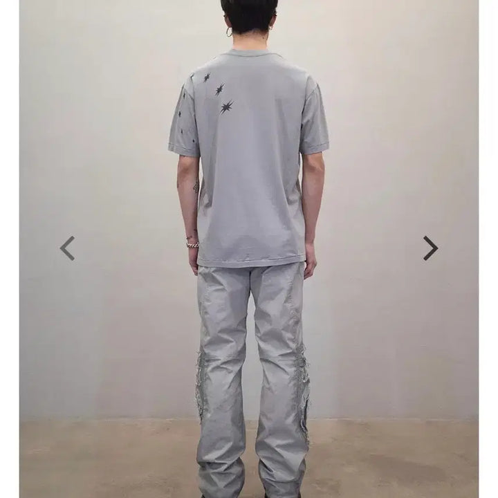[BUNJANG] Cost Per Kilo DIRTY STAR T-Shirt - Grey / 코스트퍼킬로 DIRTY STAR T-SHIRT-GREY 더티스타