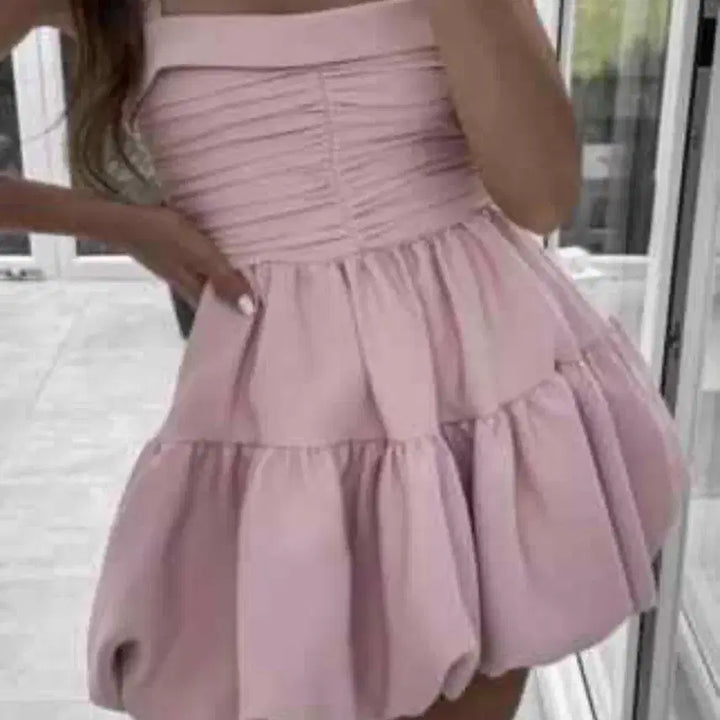 [BUNJANG] ZARA Pink Balletcore Balloon Dress XS~S / 자라 핑크 발레코어 벌룬 원피스 xs~s