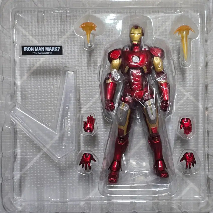 [BUNJANG] Kaiyodo Revoltech Iron Man Series Bundle Set / 카이요도 아이언맨 리볼텍시리즈+마크5 레이싱수트,커스텀헤드