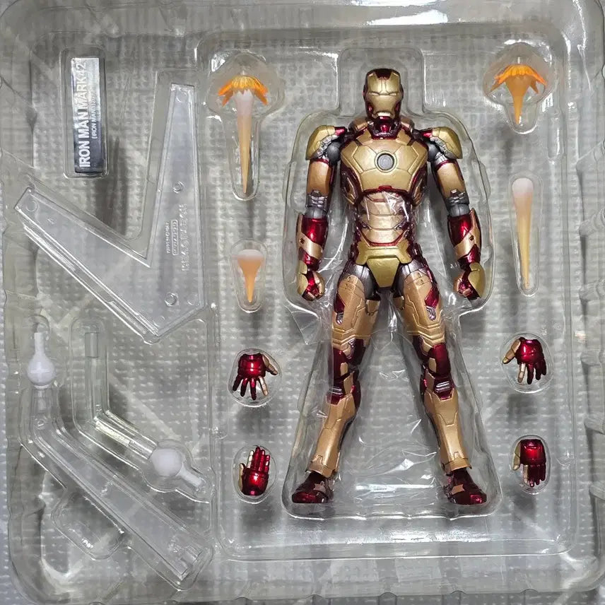 [BUNJANG] Kaiyodo Revoltech Iron Man Series Bundle Set / 카이요도 아이언맨 리볼텍시리즈+마크5 레이싱수트,커스텀헤드